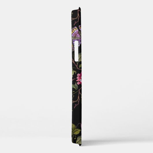 Geborduurde Datura bloemen: botanische kunst Case-Mate iPhone Case (Achterkant / Rechts)