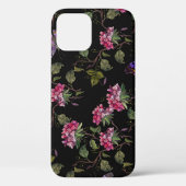 Geborduurde Datura bloemen: botanische kunst Case-Mate iPhone Case (Achterkant)