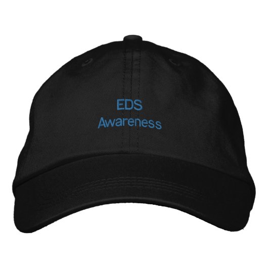 Geborduurde EDS Awareness Ball Pet (Voorkant)