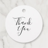 Geborduurde Florals Bruiloft Bedankjes Labels (Achterkant)