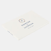 Geborduurde Florals Bruiloft Gastenboek (Hoek)