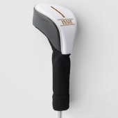 Geborduurde Golf Hoofddeksel Golfheadcover (Schuin)