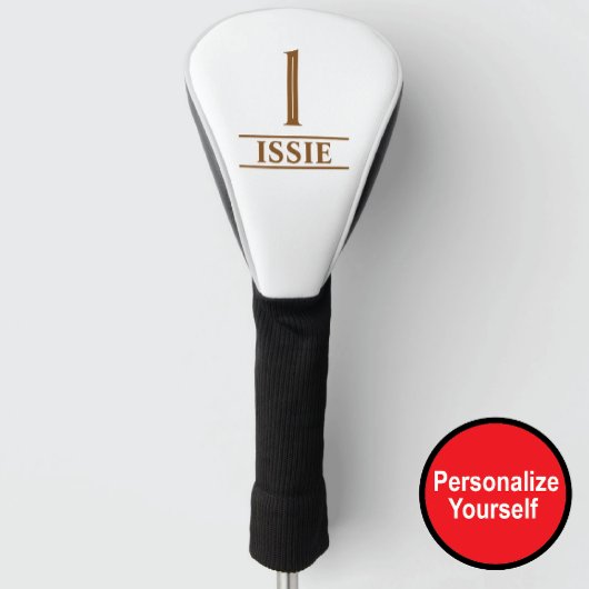 Geborduurde Golf Hoofddeksel Golfheadcover