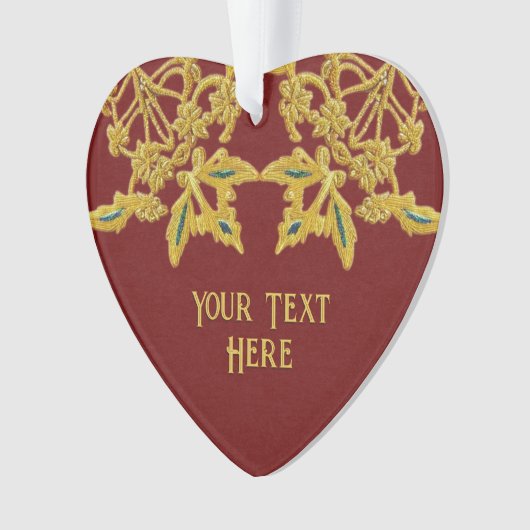  geborduurde gouddraad, aangepast of ornament (voorkant)