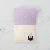 Geborduurde Halloween Heksenketel Bedankt (Binnen)