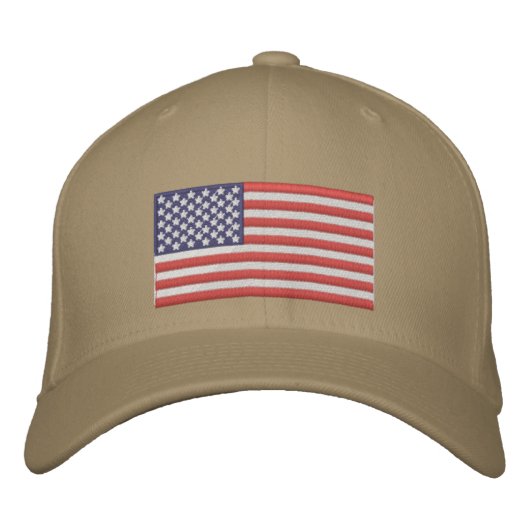 Geborduurde Hoed AMERIKA 250 Pet (Voorkant)