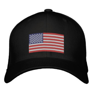 Geborduurde hoed Amerikaanse vlag Pet