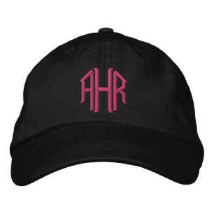 Geborduurde Hoed met Monogram Pet