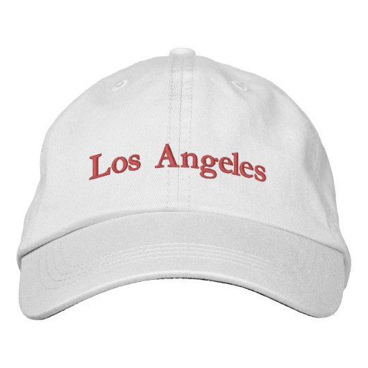 Geborduurde honkbalpet uit Los Angeles Pet (Voorkant)