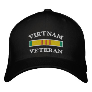Geborduurde HVietnam Veteraan hoed Pet