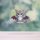 geborduurde kattenbat Classic T-Shirt Acryl Bord (Neutraal)