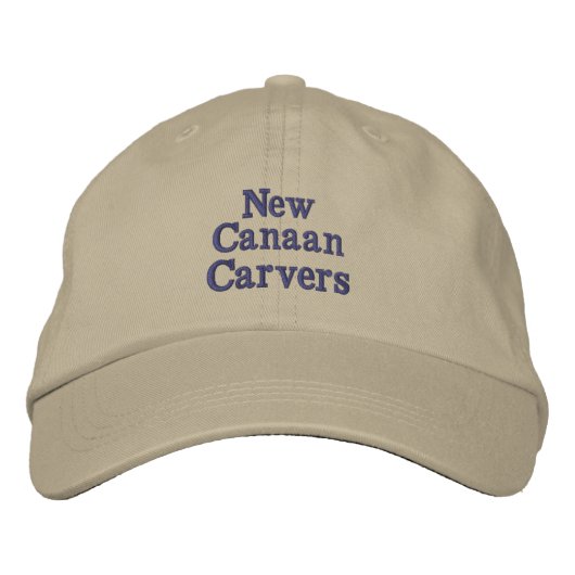 Geborduurde Khaki Navy Lettering PERSONALISEER NA Pet (Voorkant)