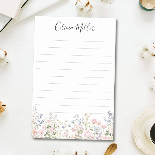 Geborduurde Kleurrijke Bloementuin Bloemige Gelini Post-it® Notes