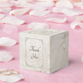 Geborduurde Lace Wedding Favoriete Box Bedankdoosjes