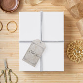 Geborduurde Lace Wedding Gift Label Cadeaulabel