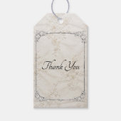Geborduurde Lace Wedding Gift Label Cadeaulabel (Voorkant)