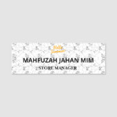 Geborduurde & LED-naambadges | Klaslokaal & huisdi Naamplaatje (Voorkant)