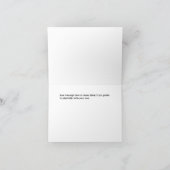 Geborduurde letter "X" Gefeliciteerd met je verjaa Kaart (Binnen)