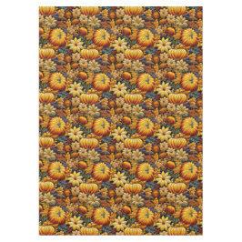 Geborduurde look grote Thanksgiving tafelkleed