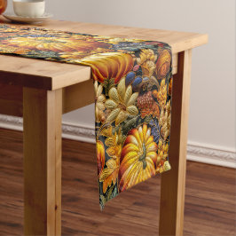 Geborduurde look grote Thanksgiving tafelkleed