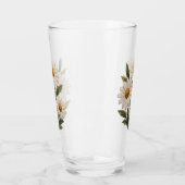 Geborduurde Madelief Bloei Glas (Links)