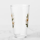 Geborduurde Madelief Bloei Glas (Rechts)