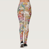 Geborduurde Magical Valley Leggings - Schattige (Achterkant)