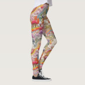 Geborduurde Magical Valley Leggings - Schattige (Rechts)