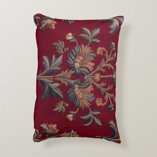 geborduurde medievale reaissance accent kussen (Achterkant (Verticaal))