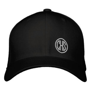 Geborduurde Monogram INITIËLEN Schoolkleuren Prepp Pet