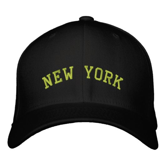 Geborduurde New York Pet (Voorkant)