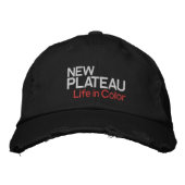 Geborduurde nieuwe plateau merk honkbalhoed geborduurde pet (Voorkant)