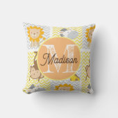 Geborduurde persoonlijke regenboogkussen kussen (Voorkant)