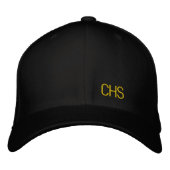 Geborduurde school initiële teamkleur sporten pet (Voorkant)