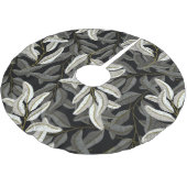 Geborduurde takken: zwart-wit print. kerstboom rok (Gekanteld)