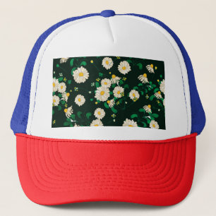 Geborduurde tekenimitatie voor kinderen. trucker pet