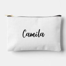Geborduurde Toilettas, make-up tas, bruidsmeisje