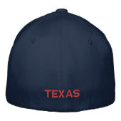 Geborduurde verstelbare Texas honkbalpet Pet (Achterkant)