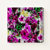 Geborduurde viooltjes... notitieboek (Achterkant)