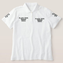  geborduurde vrouwen polo