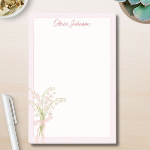 Geborduurde Waterverf Lelietje-van-dalen Bloemen Post-it® Notes