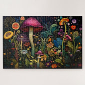 Geborduurde Wild Fungi Jigsaw Puzzel (Horizontaal)