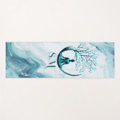 Geborduurde yogamatten met monogram yogamat (Voorkant (horizontaal))