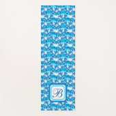 Geborduurde Zomerpalmboom Yoga Mat (Voorkant)
