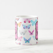 Geboren 1929 90ste verjaardag Vlinders Toevoegen J Koffiemok (Center)