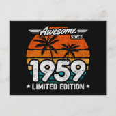 Geboren 1959 Limited Edition Retro Geweldig Sinds  Briefkaart (Voorkant)
