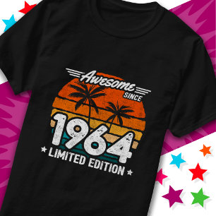 Geboren 1964 Limited Edition Retro Geweldige sinds T-shirt