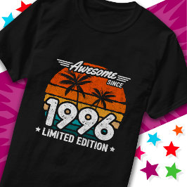 Geboren 1996 Limited Edition Retro Geweldige sinds T-shirt