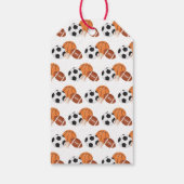 Geboren 2 Ball Boy Tweede Verjaardag Dank u Cadeaulabel (Achterkant)