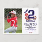 Geboren 2 honkbal | De tweede verjaardag van de sp Briefkaart (Voorkant)